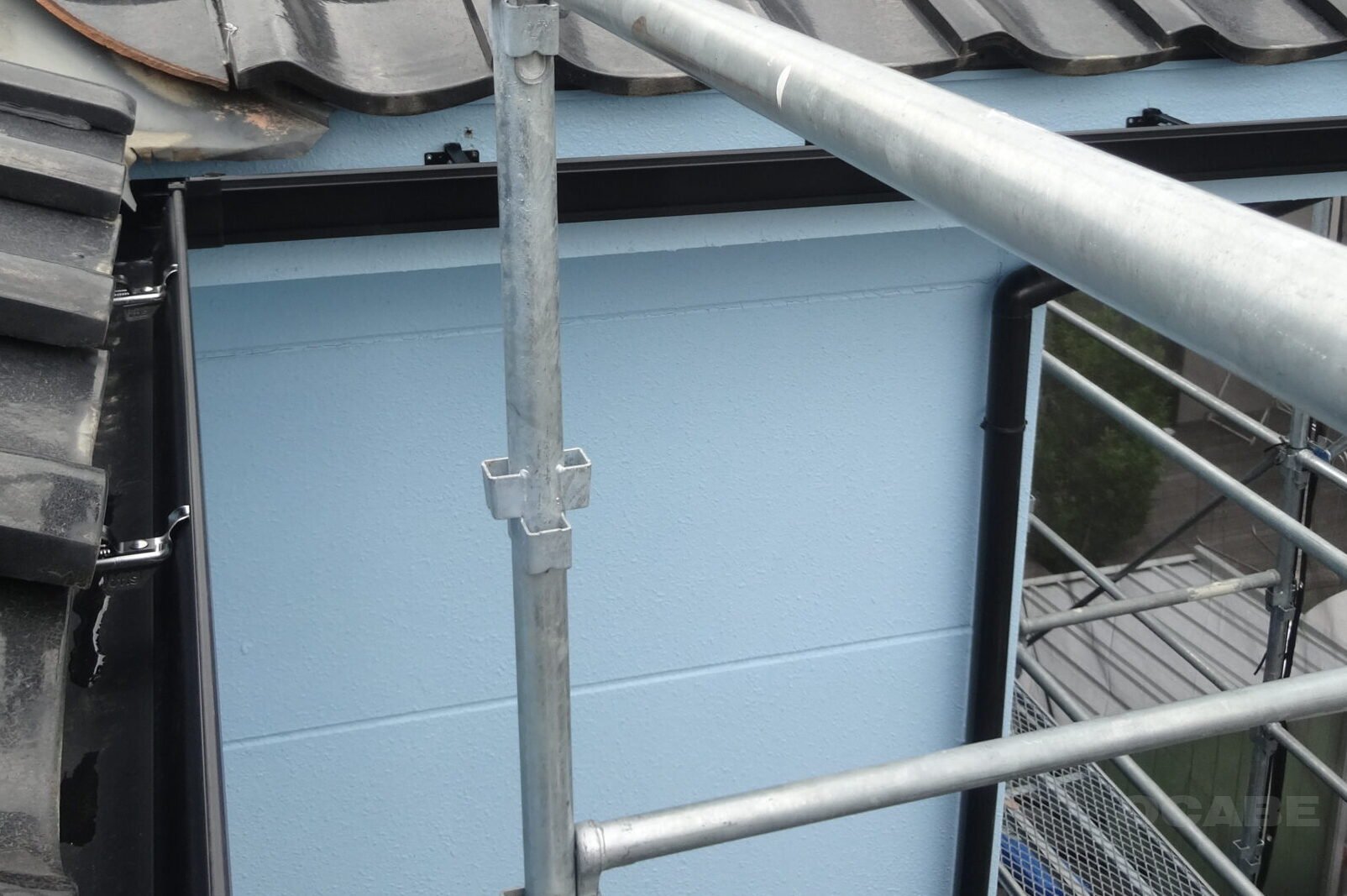 前橋市S様邸の外壁塗装から約12年経過した塗膜