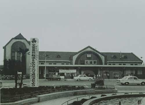 かつての前橋駅と周辺の風景